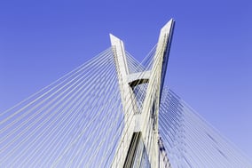 Octavio Frias Bridge in Sao Paulo, Brazil - Latin America