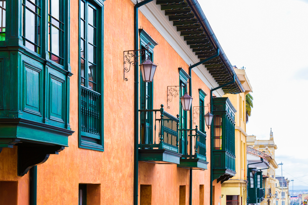 Colonial house in Candelaria, Bogota, Colombia